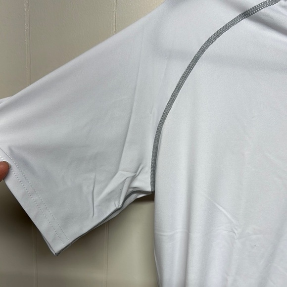 Tesla Compression Sports White Short Sleeve Tee - Picture 7 of 8